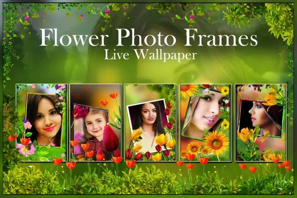 Flower Photo Frames LWP android App screenshot 1