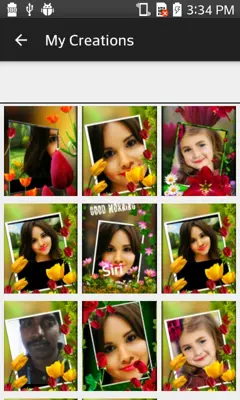 Flower Photo Frames LWP android App screenshot 3